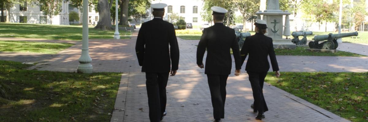 Naval Academy students in Annapolis