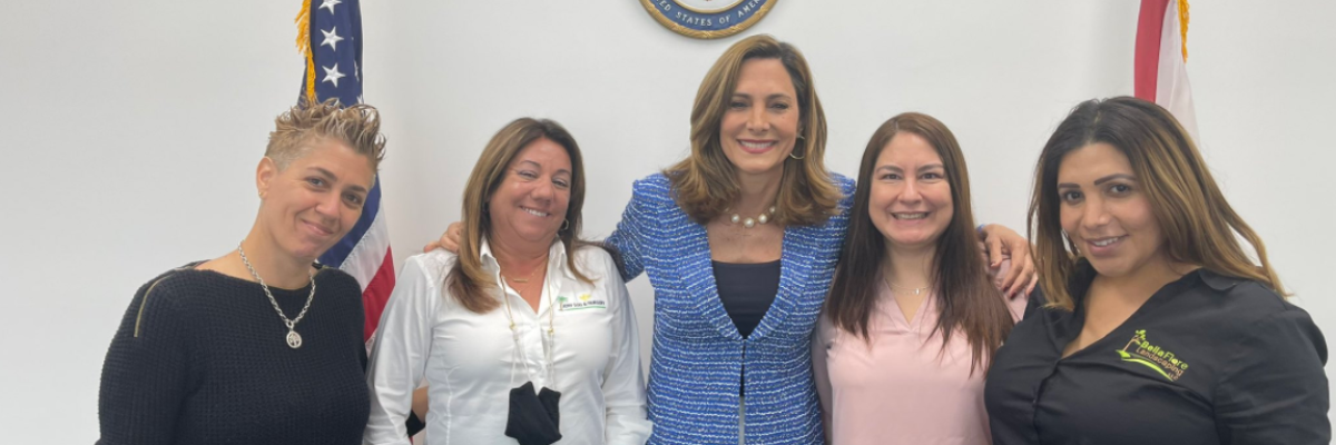 Congresswoman Salazar meeting with small business owners from FL-27