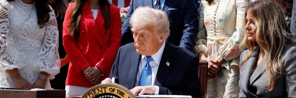 President Trump Signs TAKE IT DOWN into law